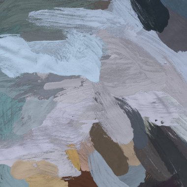 Tuval el yapımı yağlıboya. Renkli doku. Fırça darbeleri. Renkli görüntü. Modern sanat. Çağdaş sanat.