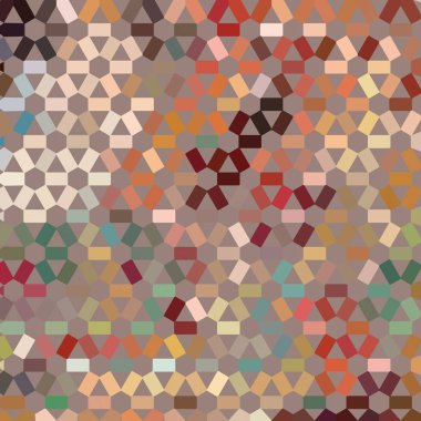 Renk fraktal geometrik soyut desen