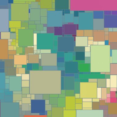 Soyut sanat dokusu. Kareler ile renkli doku. Modern sanat eserleri. Renkli görüntü