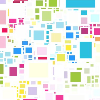 Soyut sanat dokusu. Kareler ile renkli doku. Modern sanat eserleri. Renkli görüntü