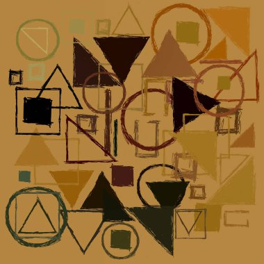 Geometrik desenli soyut doku