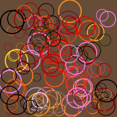 daire elemanları ile vektör arka plan