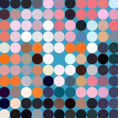 Dairelerle soyut desen. Kumaş için desen. Stok vektörü.