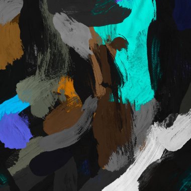 Tuval üzerine yağlıboya, Soyut sanat dokusu. Renkli doku. Modern sanat eserleri. Yağlı boya darbeleri. Fırça darbeleri