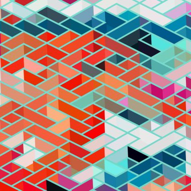 Geometrik desenli soyut doku