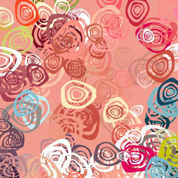 Çiçekli, soyut, pürüzsüz desen