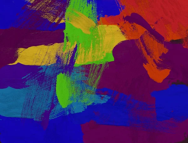 El yapımı tuvale yağlı boya. Soyut sanat dokusu. Renkli doku. Modern sanat eserleri. Yağlı boya darbeleri. Fırça darbeleri. Modern sanat. Çağdaş sanat. Sanatsal tuval.  