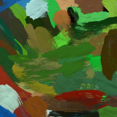 El yapımı tuvale yağlı boya. Soyut sanat dokusu. Renkli doku. Modern sanat eserleri. Yağlı boya darbeleri. Fırça darbeleri. Modern sanat. Çağdaş sanat. Sanatsal tuval.