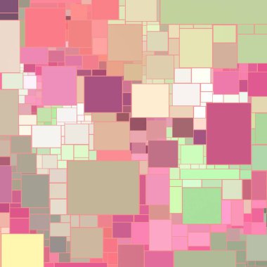 Soyut sanat dokusu. Kareler ile renkli doku. Modern sanat eserleri. Renkli görüntü