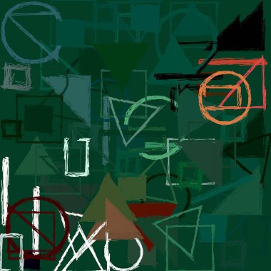 modern soyut geometrik desen arka plan