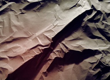 Buruşmuş kağıt dokusu arkaplanı.