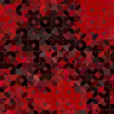 Kalpli soyut kırmızı arkaplan