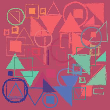 Geometrik desenli soyut arkaplan