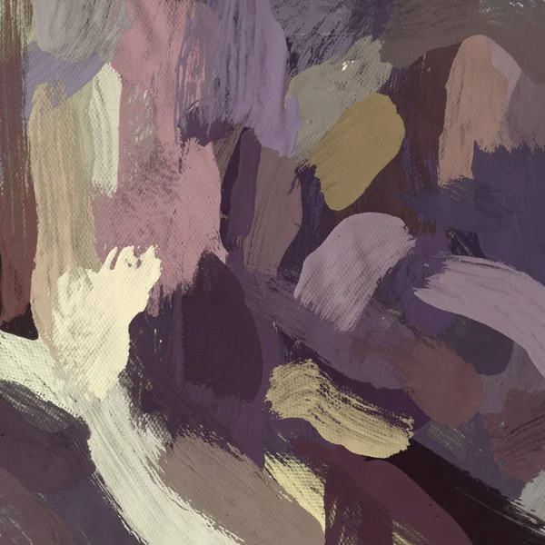 Tuval el yapımı yağlıboya. Renkli doku. Fırça darbeleri.