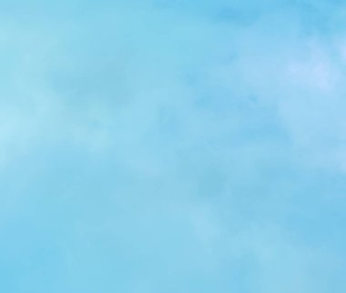 Açık gökyüzü mavi tonları suluboya arka plan. Tasarım için Aquarelle boya kağıt dokulu tuval, kart şablonu. Turkuaz degrade renkli el yapımı illüstrasyon