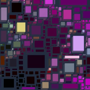 Soyut sanat dokusu. Kareler ile renkli doku. Modern sanat eserleri. Renkli görüntü