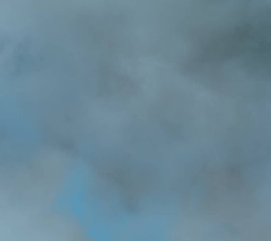 Arka plan renginin mavi renk arka plan üzerinde izole soyut beyaz duman. Beyaz sis duvar. 3D çizim