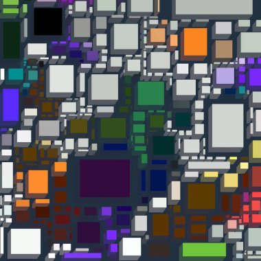 farklı geometrik desenli soyut modern arka plan