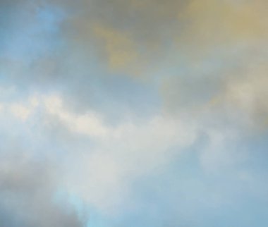 Arka plan renginin mavi renk arka plan üzerinde izole soyut beyaz duman. Beyaz sis duvar. 3D çizim