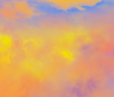 Renkli gökyüzü ile soyut arkaplan