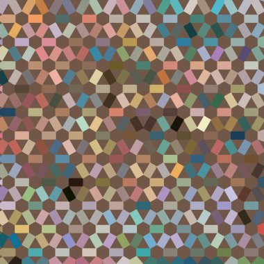 Renk fraktal geometrik soyut desen