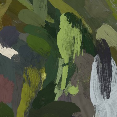 Tuval el yapımı yağlıboya. Renkli doku. Fırça darbeleri.