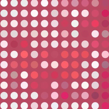 Çok renkli dairelerin görüntüsüyle kusursuz soyut geometrik desen. 