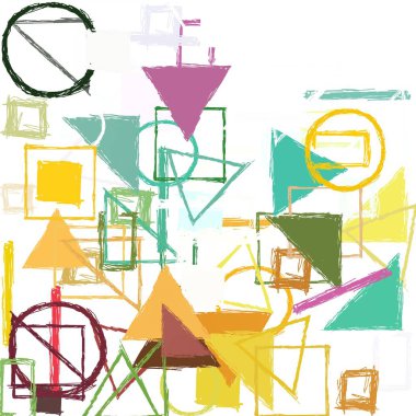 modern soyut geometrik desen arka plan