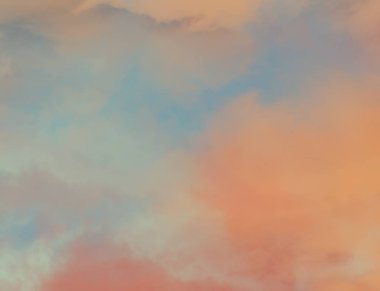 Vintage gökyüzü ve bulutlar arka plan.