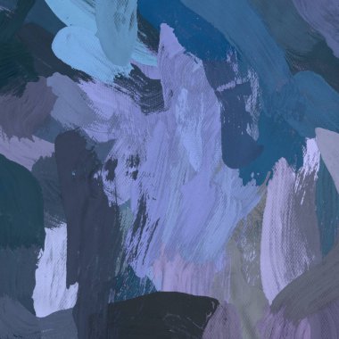 Tuval el yapımı yağlıboya. Renkli doku. Fırça darbeleri. Renkli görüntü. Modern sanat. Çağdaş sanat.