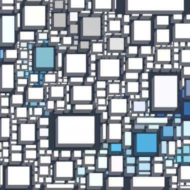 Soyut sanat dokusu. Kareler ile renkli doku. Modern sanat eserleri. Renkli görüntü