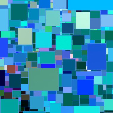 Soyut sanat dokusu. Kareler ile renkli doku. Modern sanat eserleri. Renkli görüntü