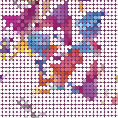 Geometrik desenli soyut arkaplan