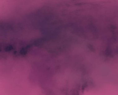 Gökyüzünde pembe ve turuncu bulutlar. Dünyanın üzerinde yanan gökyüzü