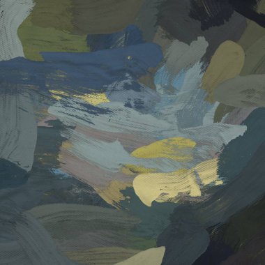 Tuval el yapımı yağlıboya. Renkli doku. Fırça darbeleri. Renkli görüntü. Modern sanat. Çağdaş sanat.