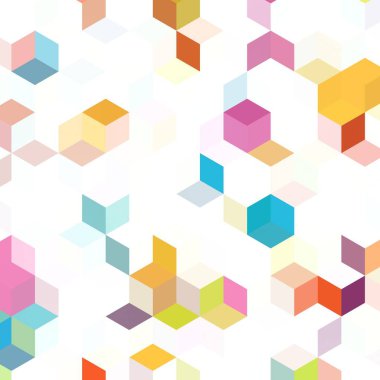 Geometrik desenlerle soyut sanat dokusu