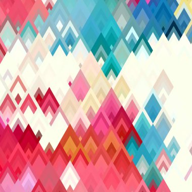 Geometrik desenlerle soyut sanat dokusu