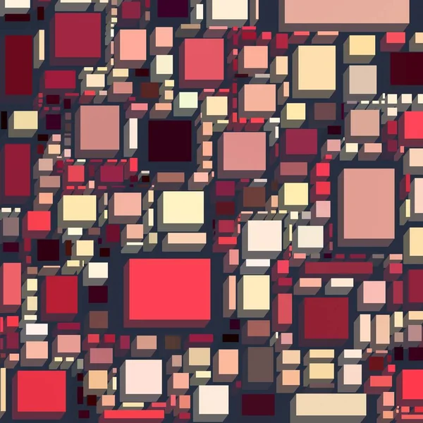 Soyut sanat dokusu. Kareler ile renkli doku. Modern sanat eserleri. Renkli görüntü