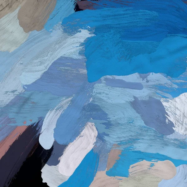 Tuval el yapımı yağlıboya. Renkli doku. Fırça darbeleri. Renkli görüntü. Modern sanat. Çağdaş sanat.