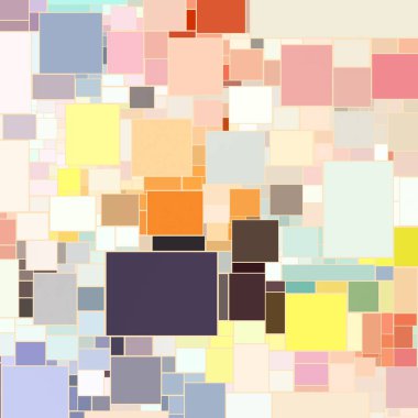 Soyut sanat dokusu. Kareler ile renkli doku. Modern sanat eserleri. Renkli görüntü