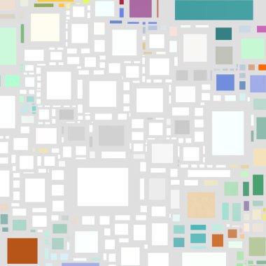 Soyut sanat dokusu. Kareler ile renkli doku. Modern sanat eserleri. Renkli görüntü