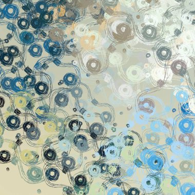 su ve çiçekler ile sorunsuz desen