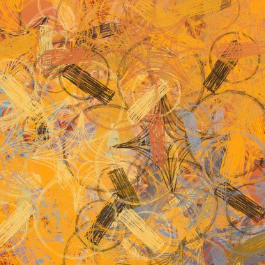 Sarı yapraklı soyut arkaplan