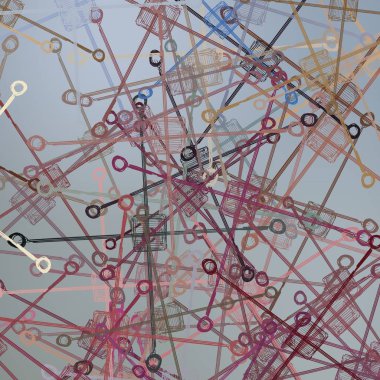 sorunsuz geçmiş ile soyut desen