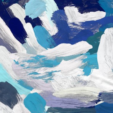 Tuval el yapımı yağlıboya. Renkli doku. Fırça darbeleri. Renkli görüntü. Modern sanat. Çağdaş sanat.