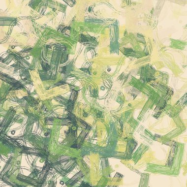 Yeşil yapraklı pürüzsüz desen