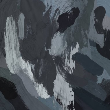 Tuval el yapımı yağlıboya. Renkli doku. Fırça darbeleri.