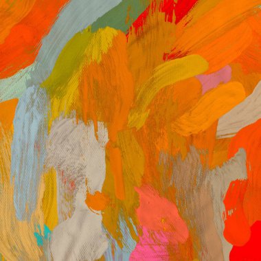 Tuval üzerine yağlıboya, Soyut sanat dokusu. Renkli doku. Modern sanat eserleri. Yağlı boya darbeleri. Fırça darbeleri