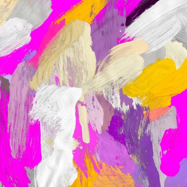 Tuval üzerine yağlıboya, Soyut sanat dokusu. Renkli doku. Modern sanat eserleri. Yağlı boya darbeleri. Fırça darbeleri