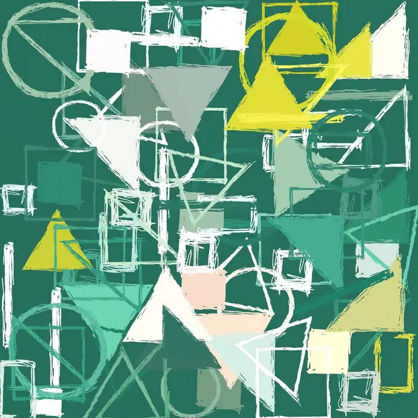 現代の抽象的な幾何学的パターンの背景 — ストック写真